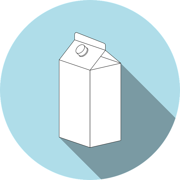 Milk jug full of lactose.